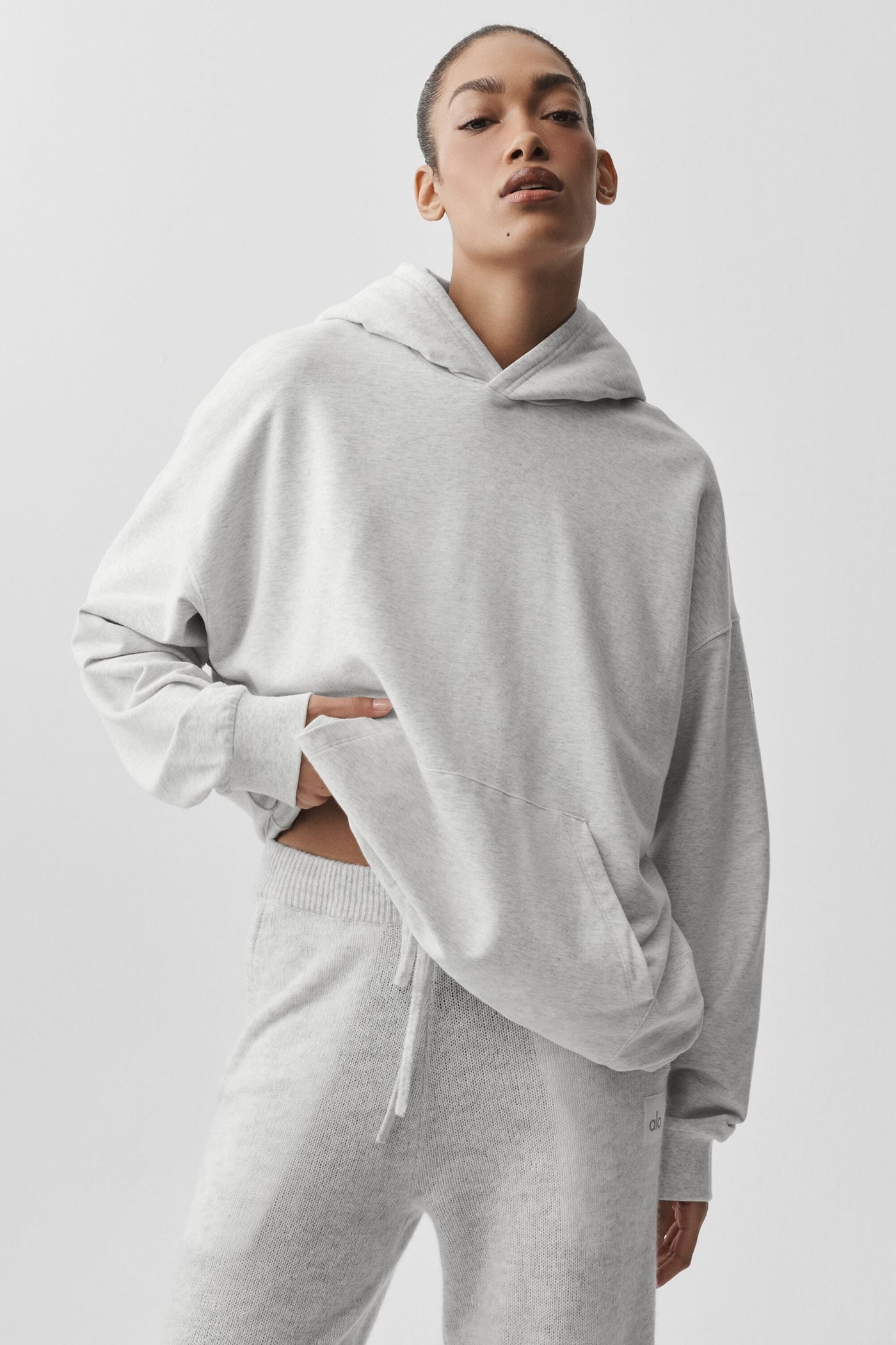Sweat À Capuche Double Take - White Heather