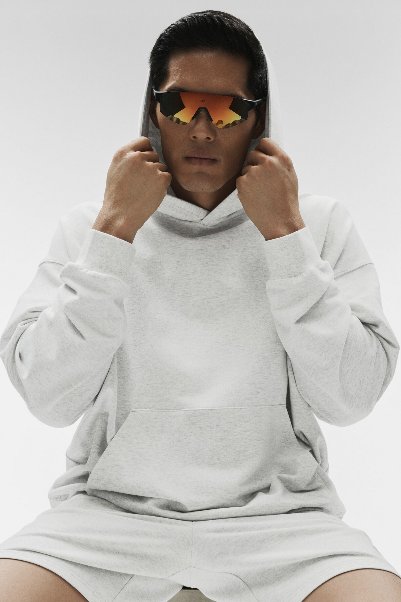 Sweat À Capuche Double Take - White Heather