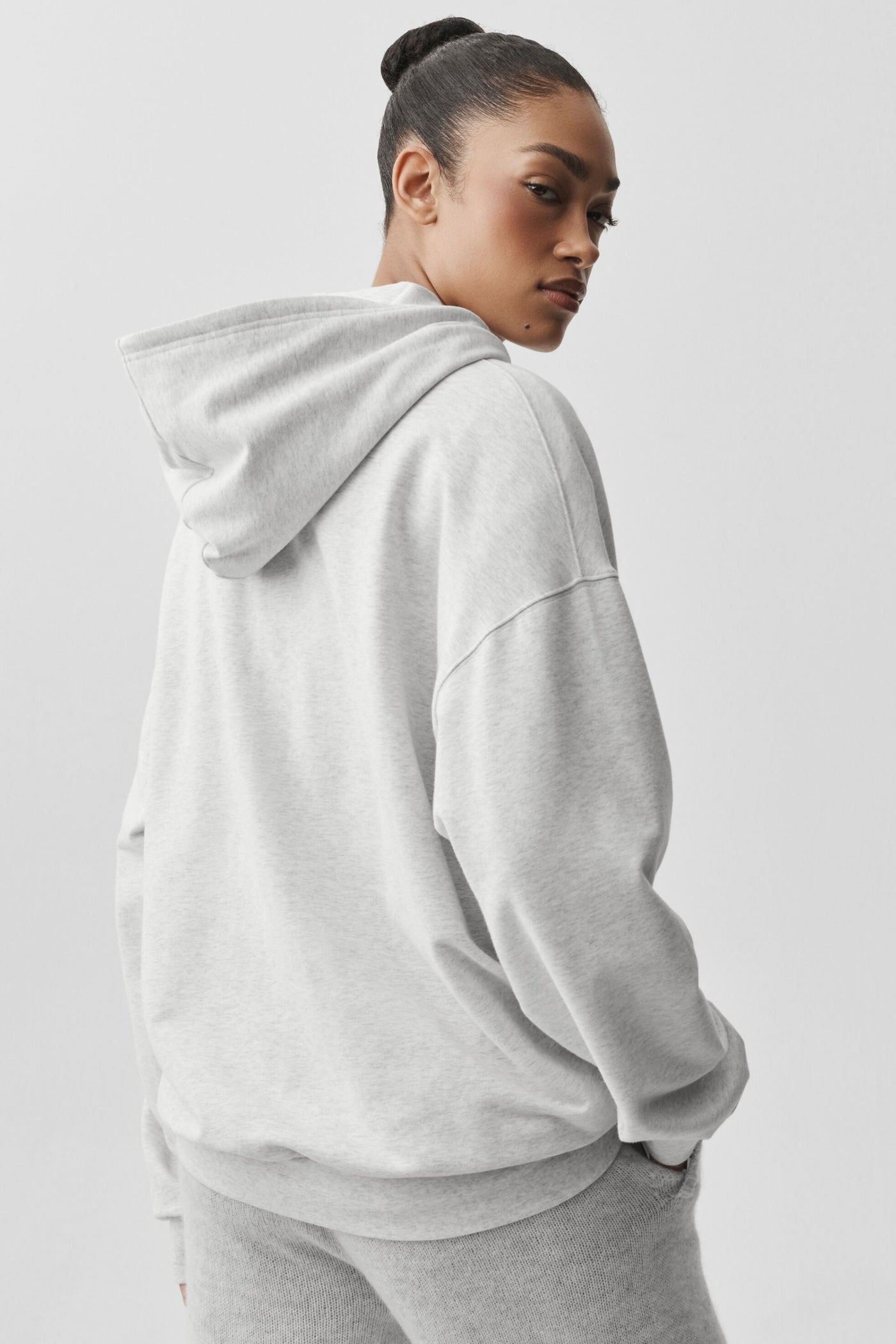 Sweat À Capuche Double Take - White Heather