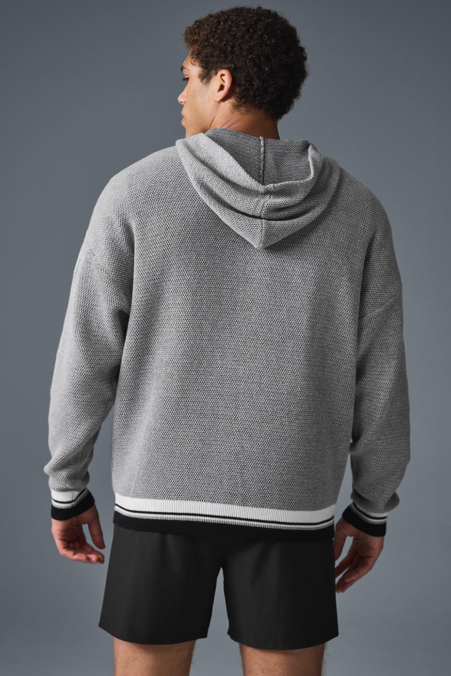 Sweat À Capuche En Maille Sports Club - Athletic Heather Grey