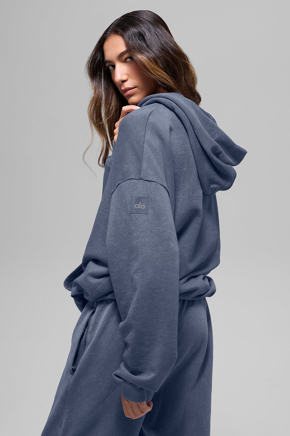 Sweat À Capuche Effet Délavé Chill Vintage - Bluestone Wash