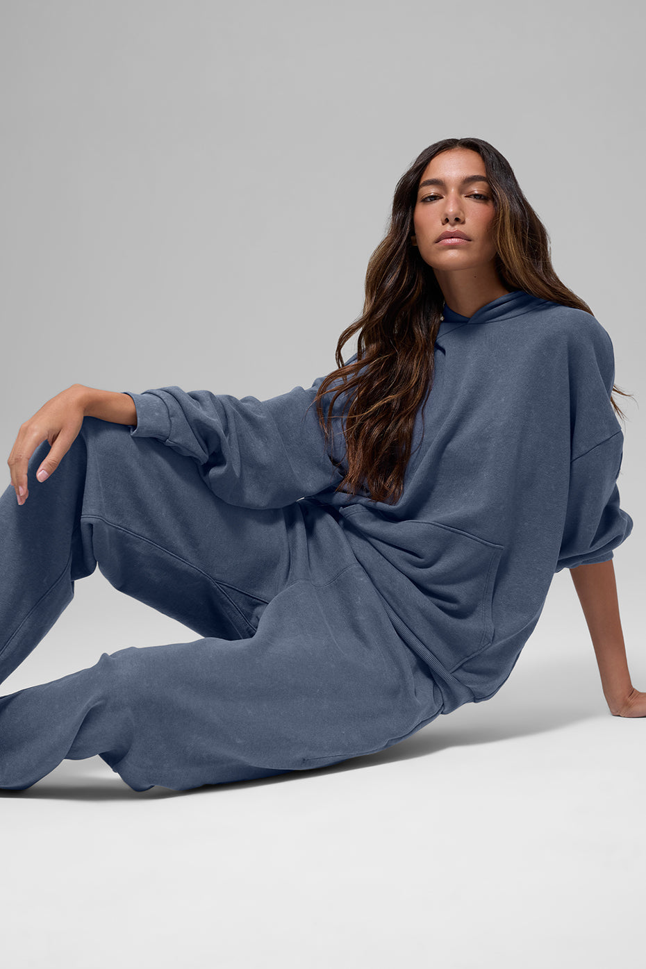 Sweat À Capuche Effet Délavé Chill Vintage - Bluestone Wash