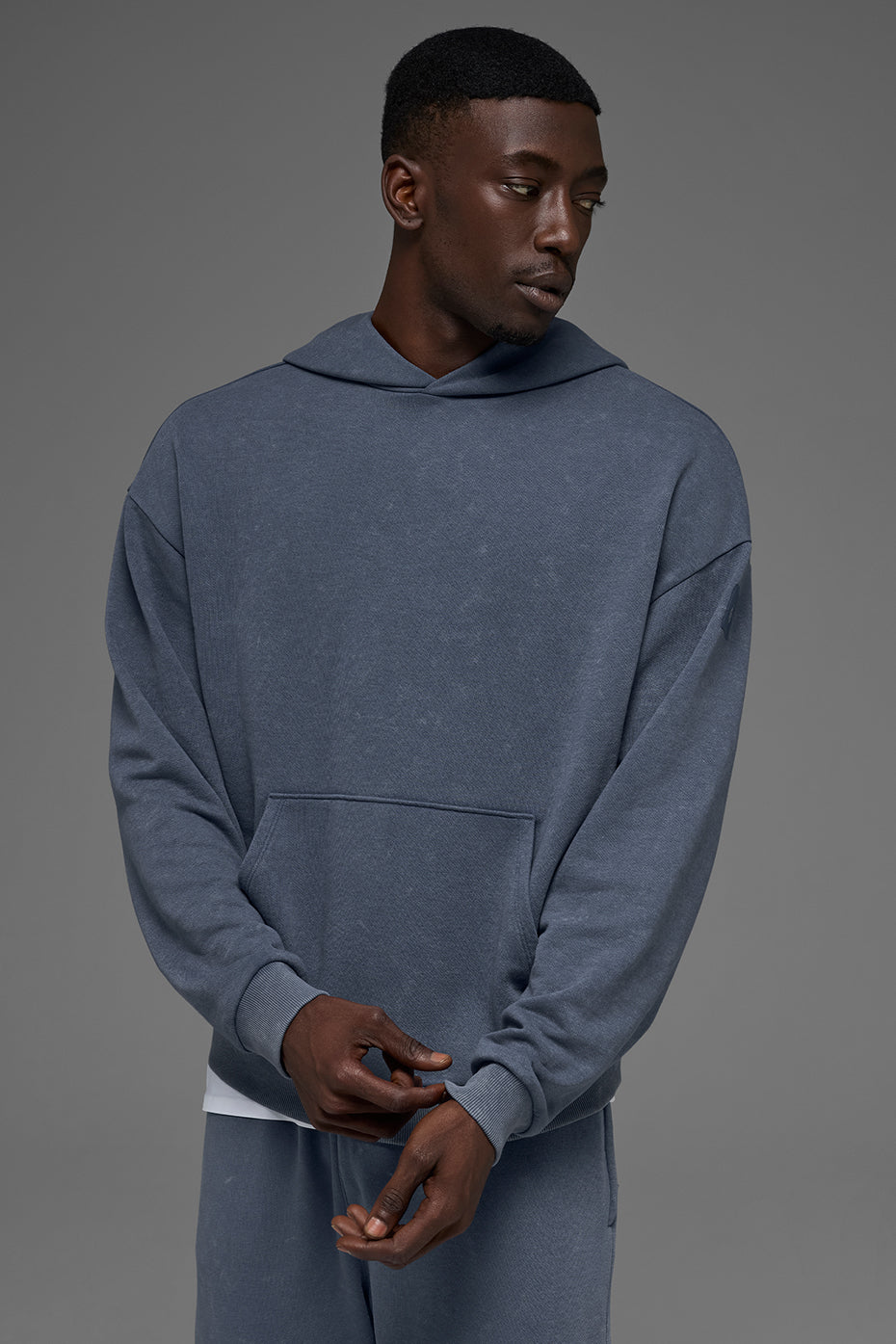 Sweat À Capuche Effet Délavé Chill Vintage - Bluestone Wash