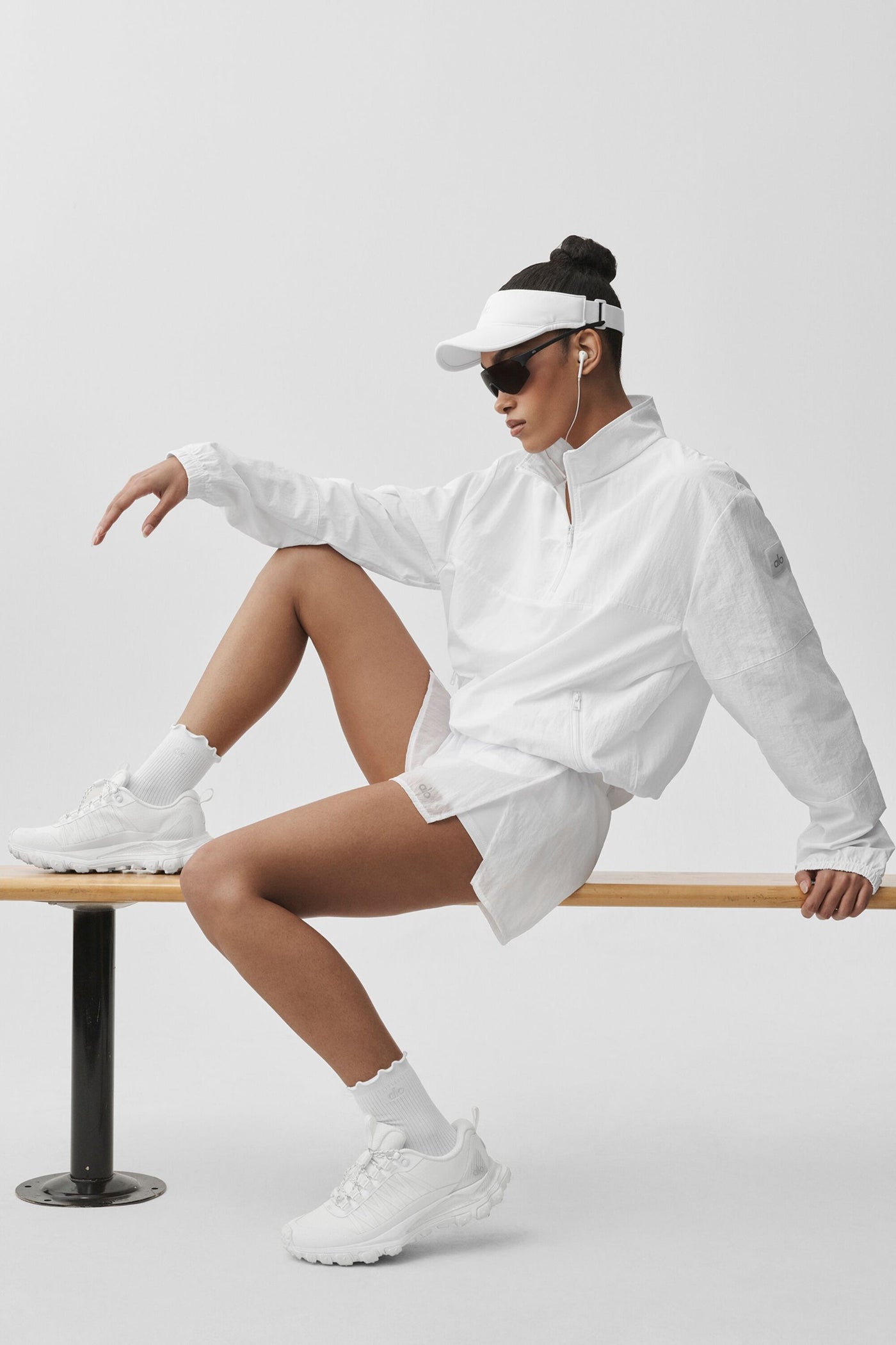Pull Léger Takeaway Track - Blanc