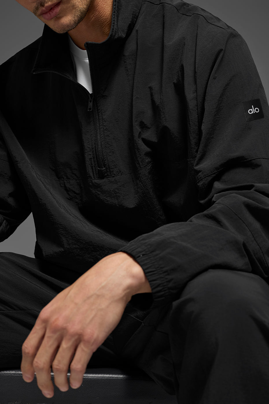 Pull Léger Takeaway Track - Noir