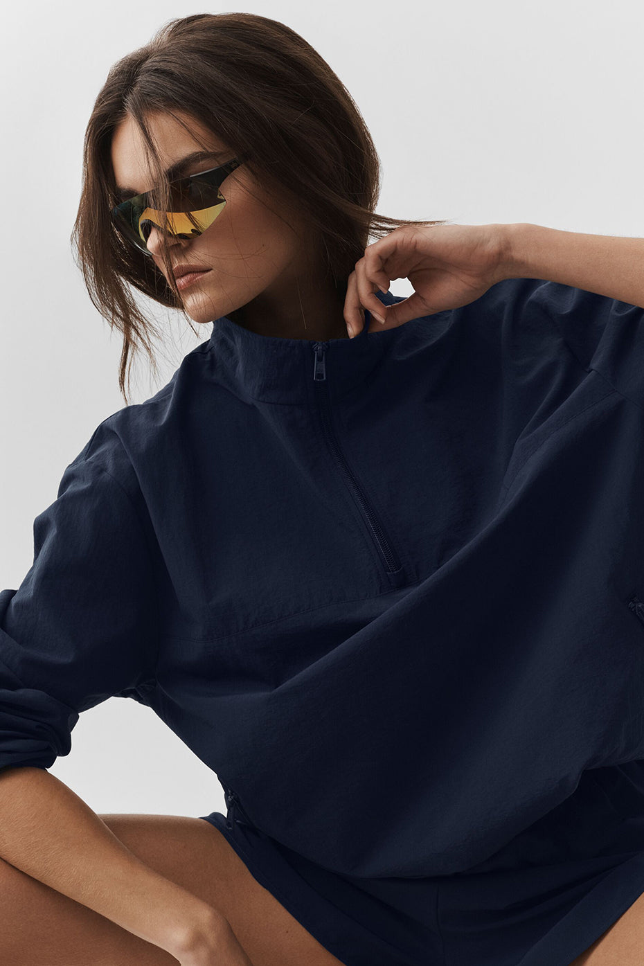 Pull Léger Takeaway Track - Navy