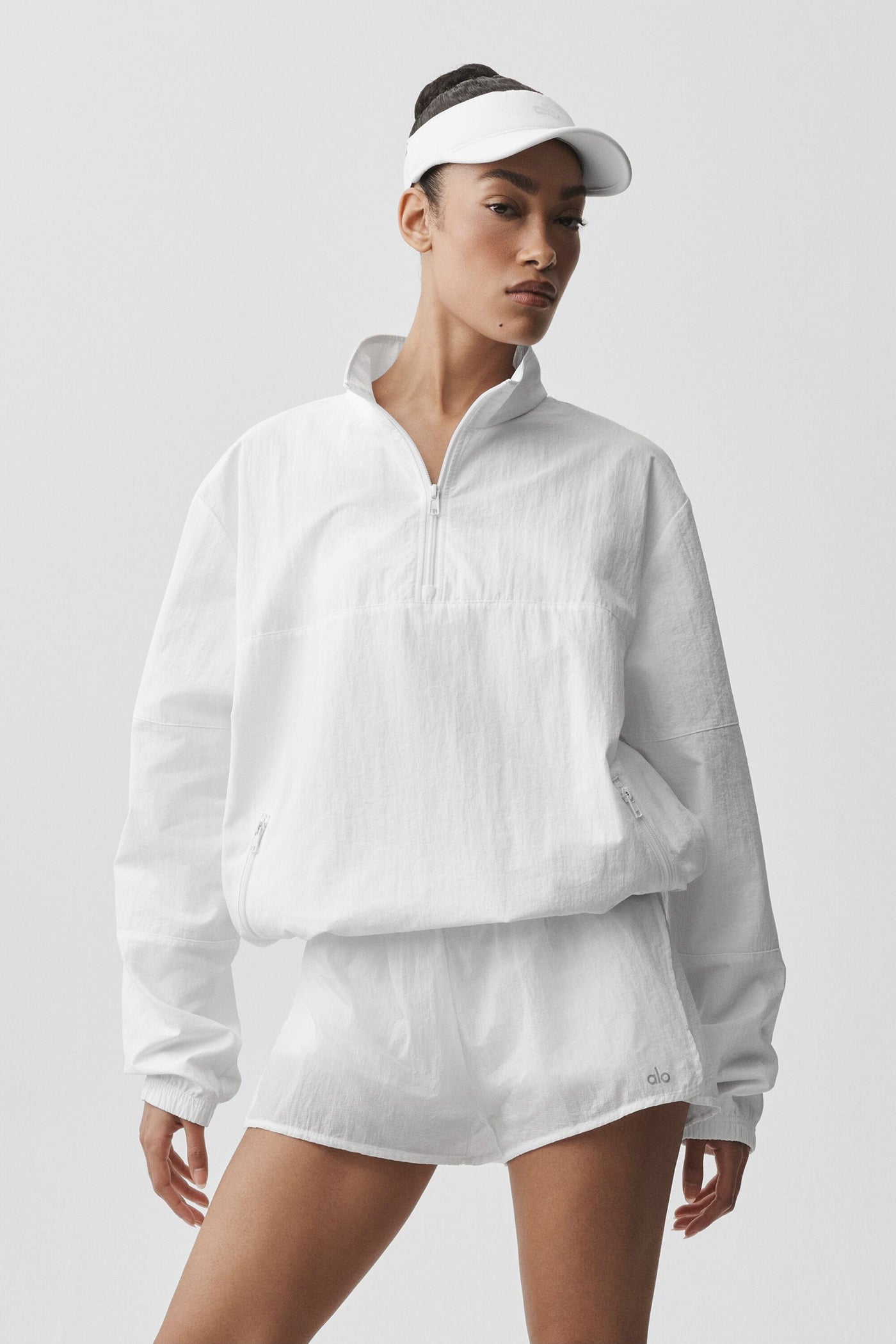 Pull Léger Takeaway Track - Blanc