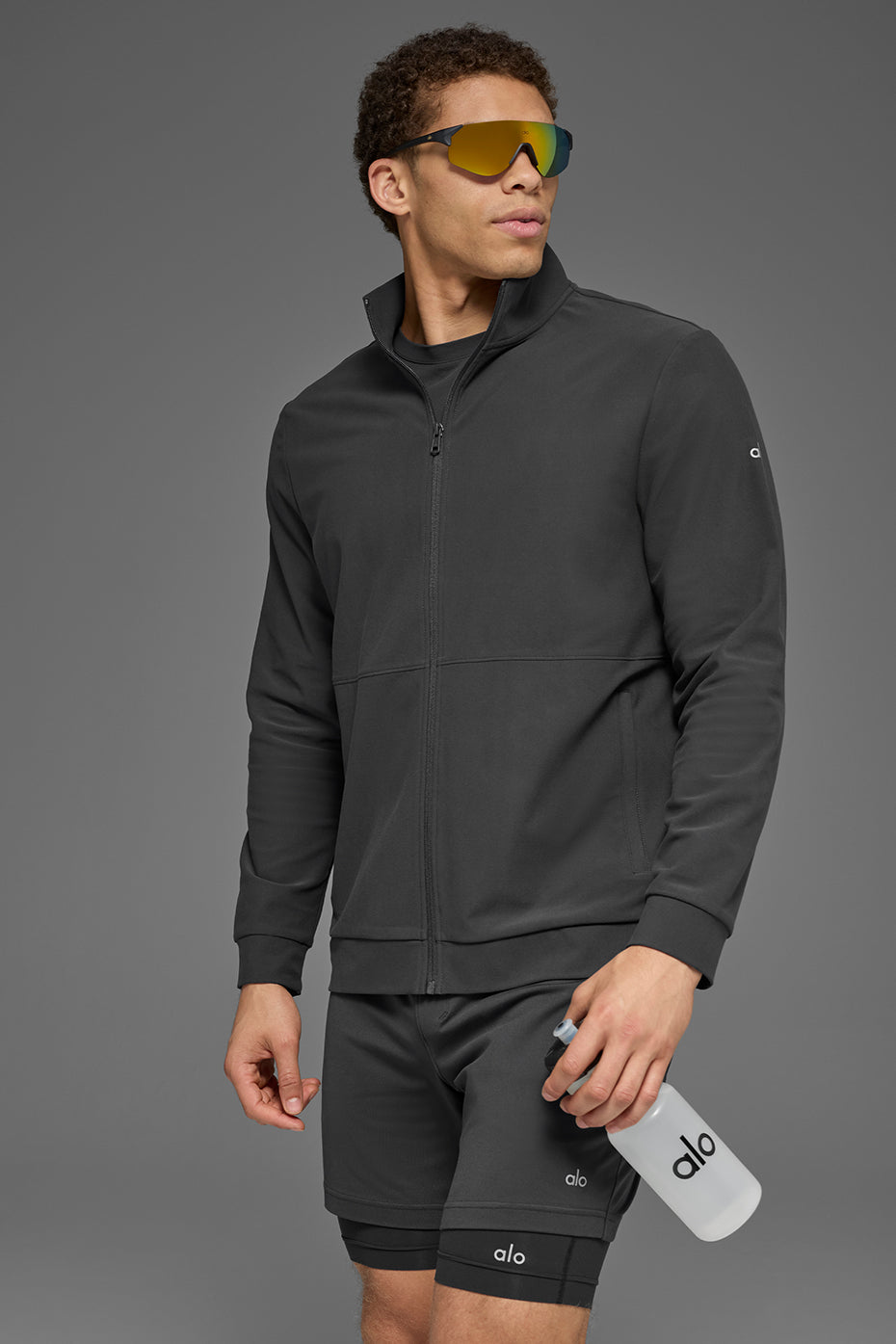 Haut Zippé À Col Montant Conquer Max - Anthracite