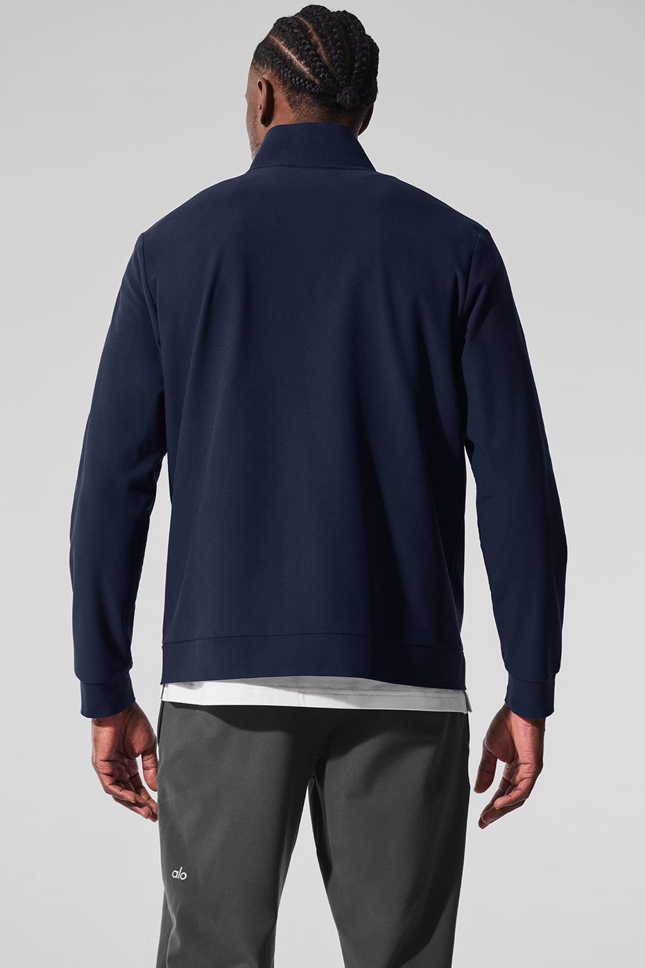 Haut Zippé À Col Montant Conquer Max - Navy