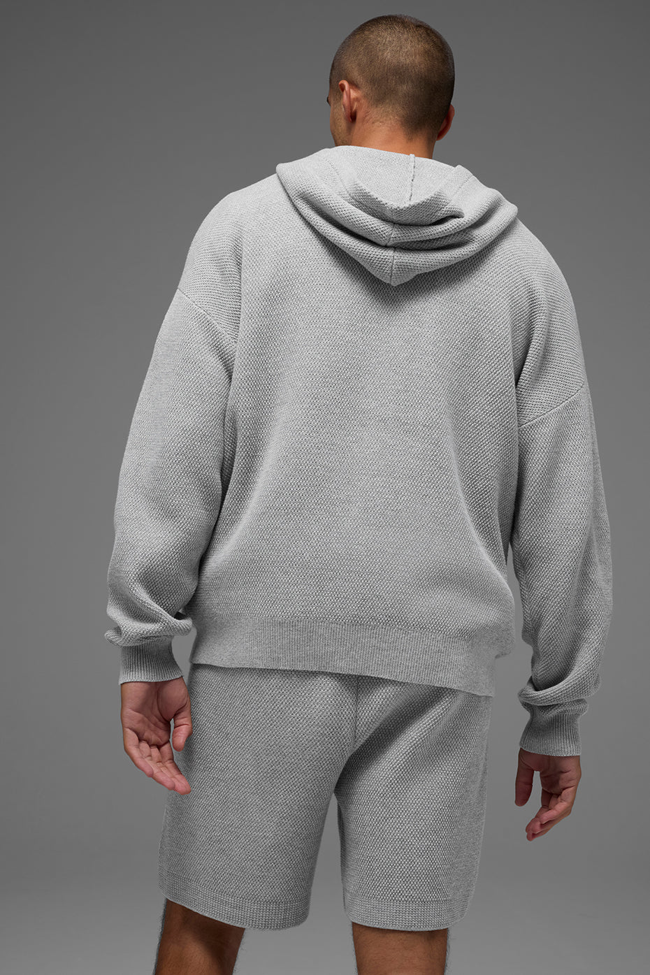 Sweat À Capuche En Maille Sports Club - Athletic Heather Grey