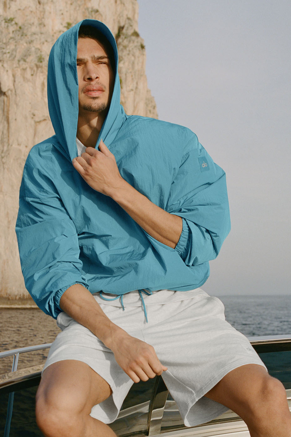 Pull À Capuche Axis - Blue Breeze