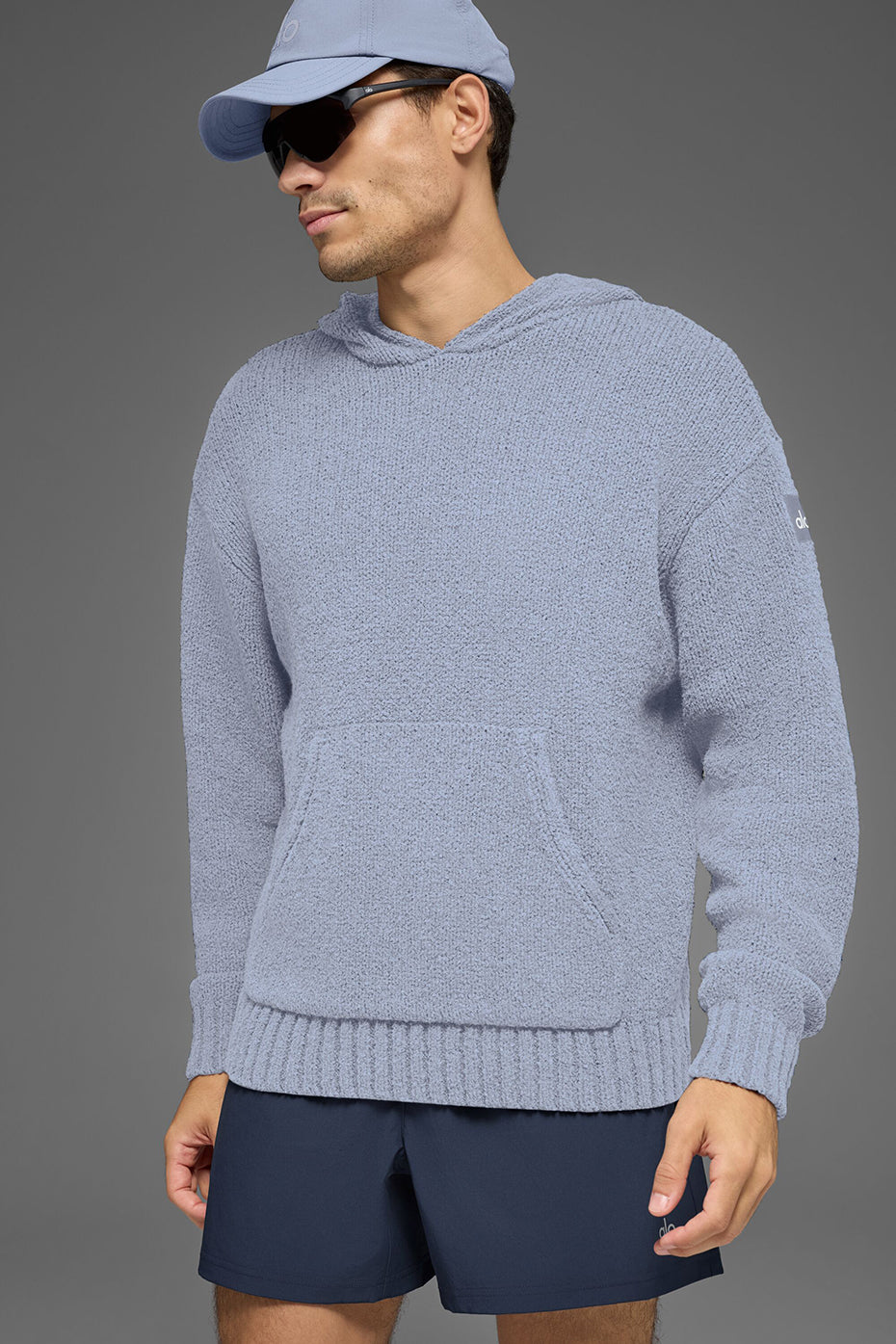 Sweat À Capuche En Maille Texturée - Winter Frost
