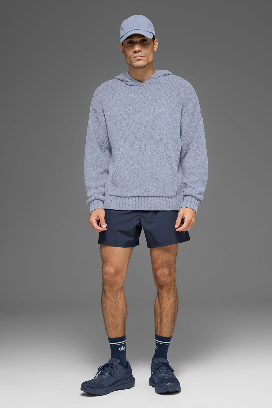 Sweat À Capuche En Maille Texturée - Winter Frost