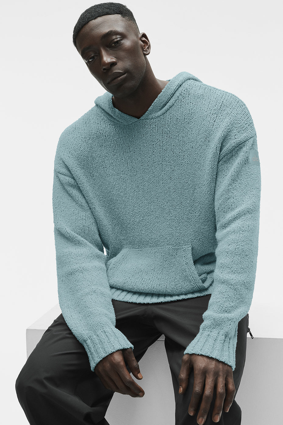 Sweat À Capuche En Maille Texturée - Desert Sage