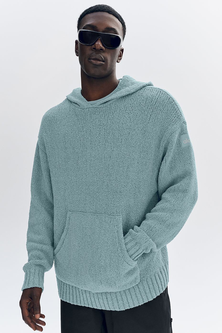 Sweat À Capuche En Maille Texturée - Desert Sage