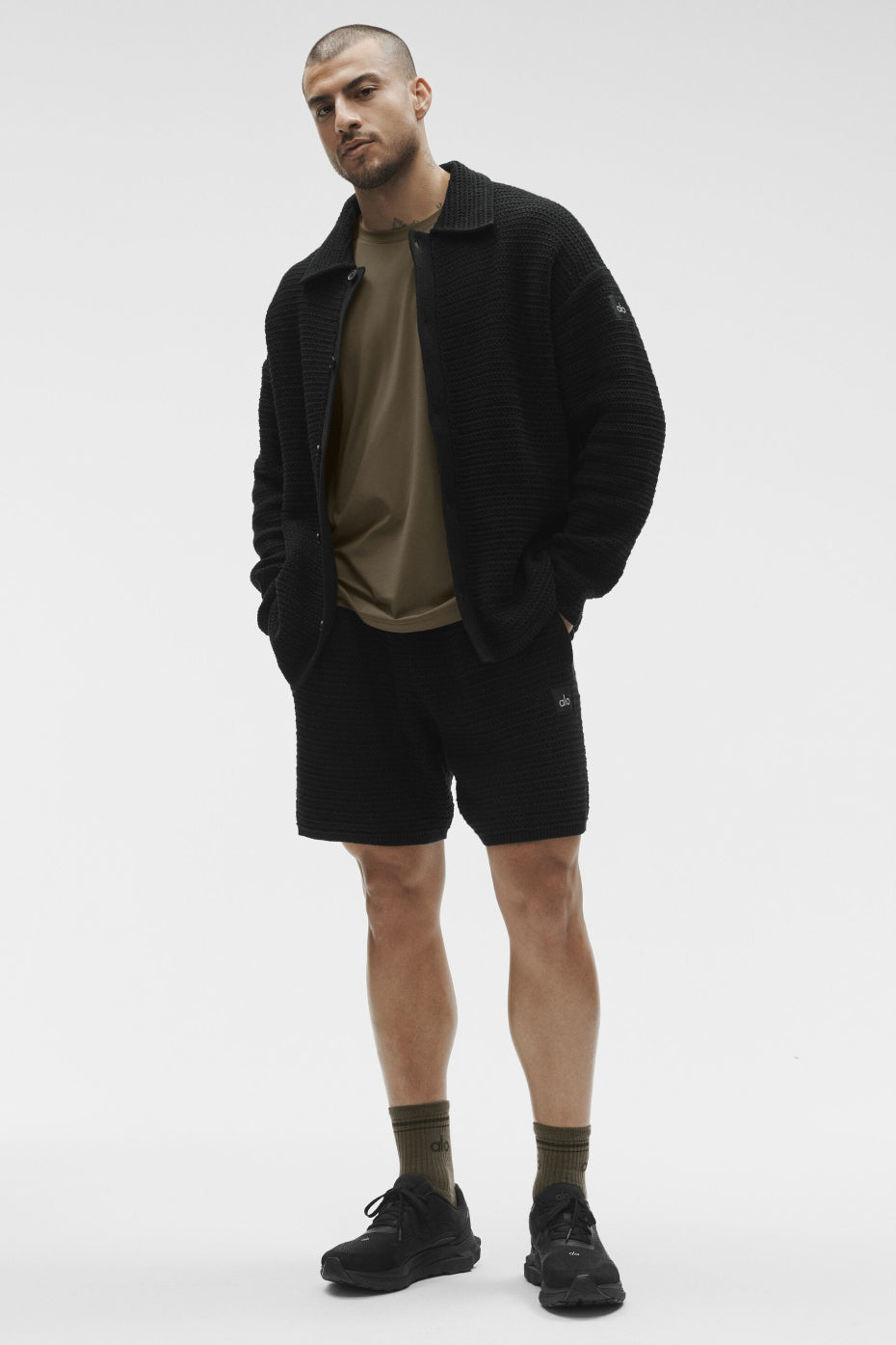 Chemise Manches Longues En Maille Shift - Noir