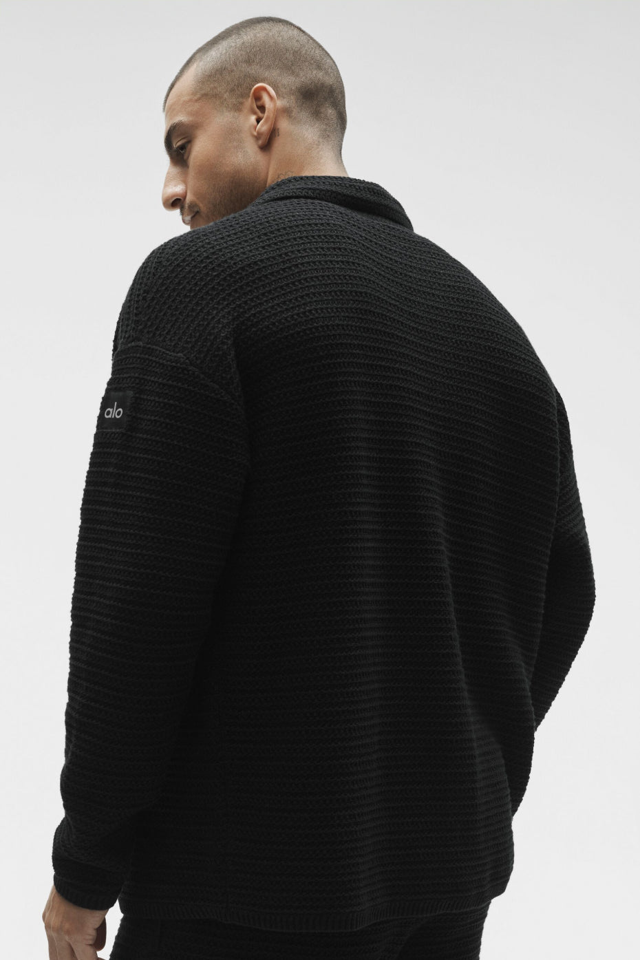 Chemise Manches Longues En Maille Shift - Noir