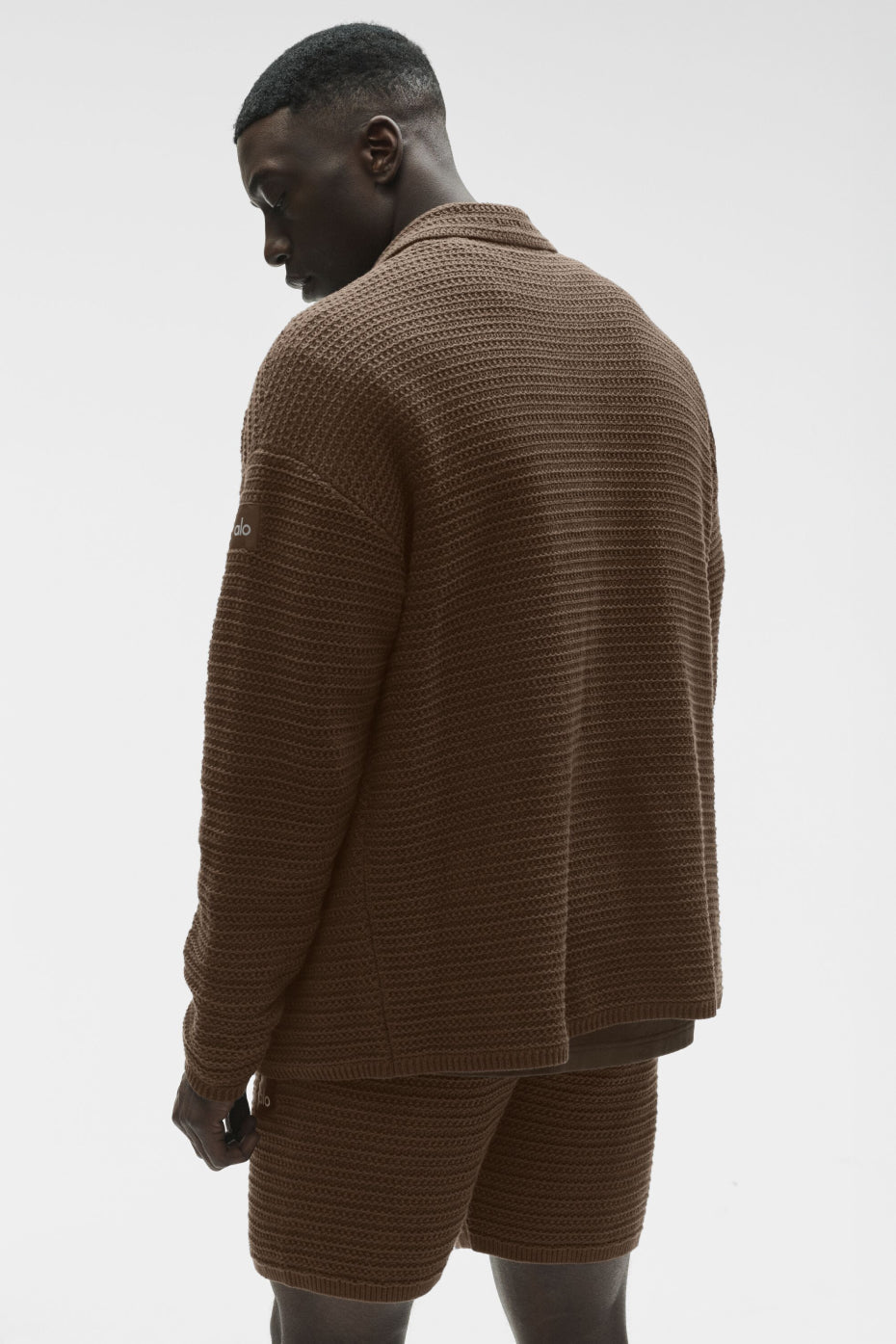 Chemise Manches Longues En Maille Shift - Espresso