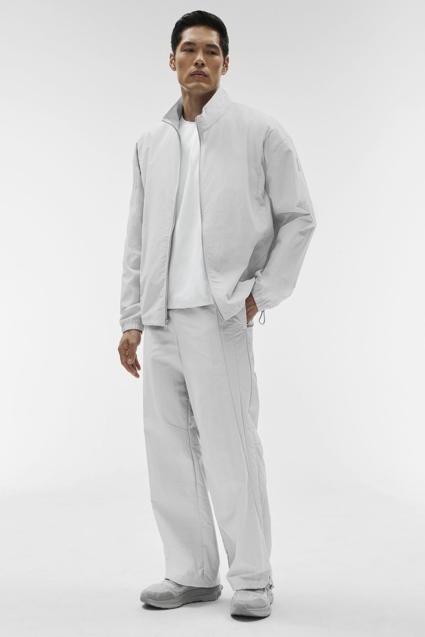Veste Zippée Takeaway Track - Titanium