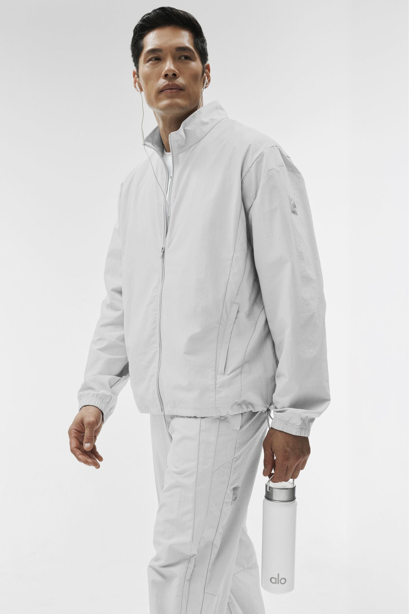 Veste Zippée Takeaway Track - Titanium