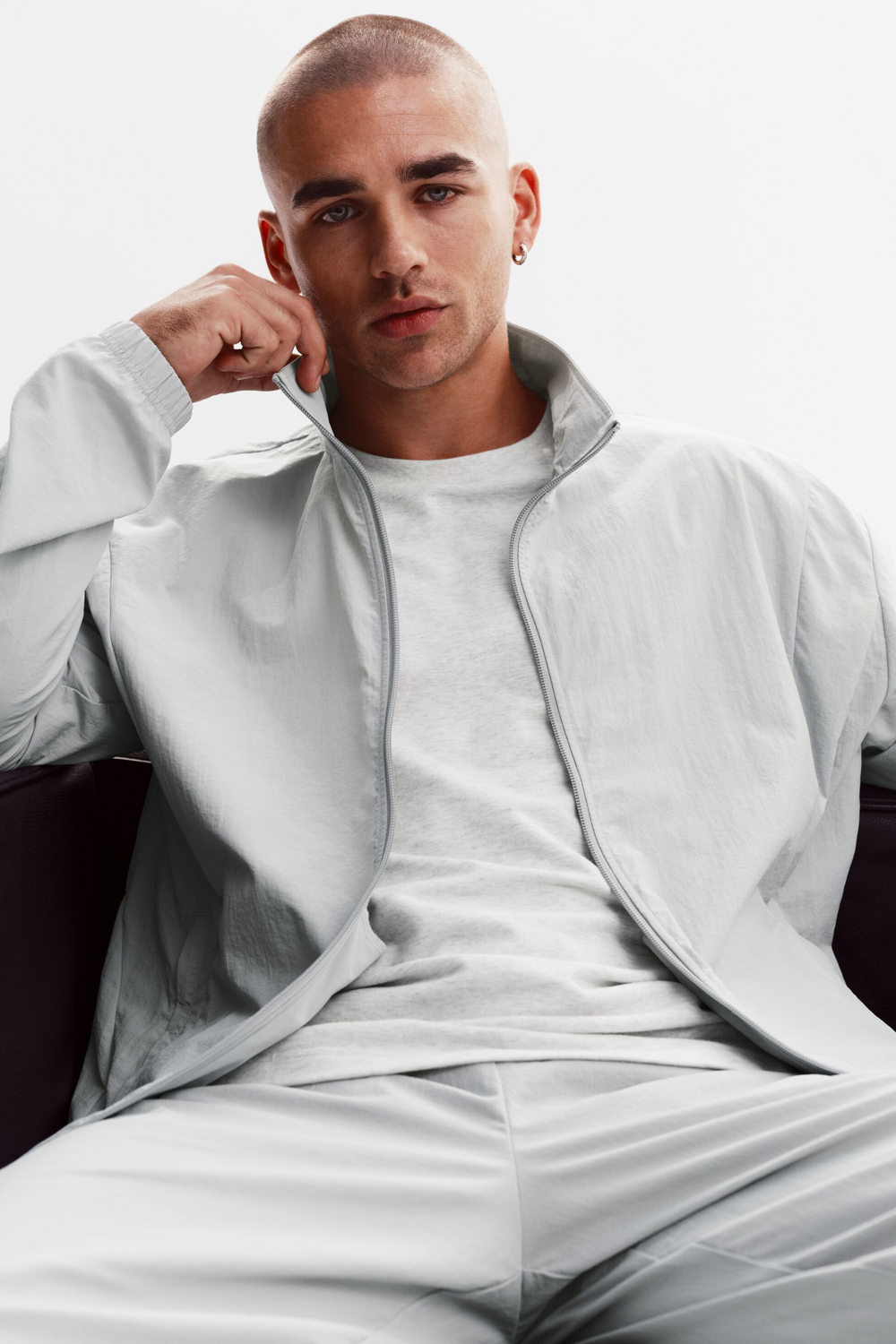 Veste Zippée Takeaway Track - Titanium