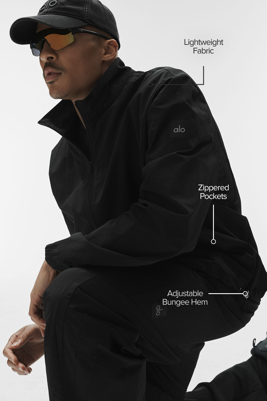 Veste Zippée Takeaway Track - Noir
