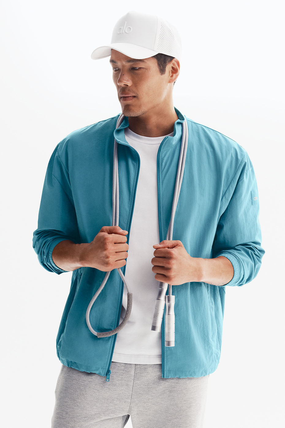 Veste Zippée Takeaway Track - Blue Breeze