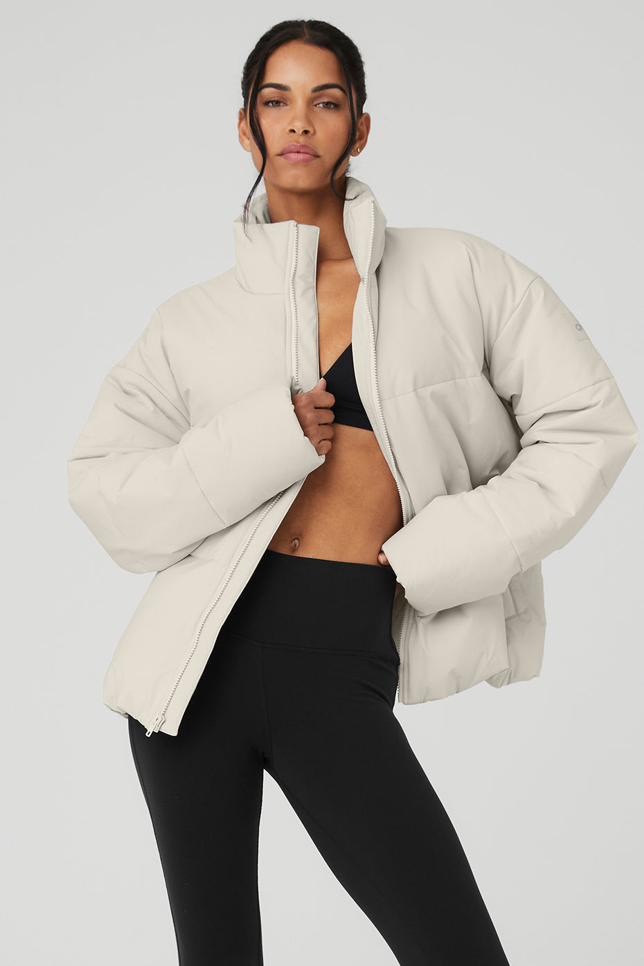 Doudoune En Tissu Stretch Street - Bone