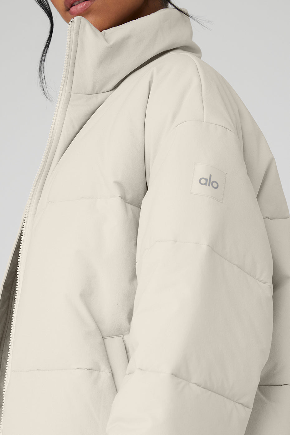 Doudoune En Tissu Stretch Street - Bone