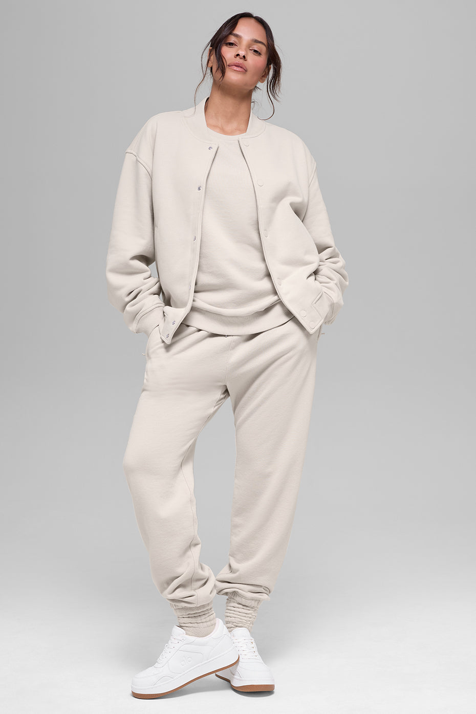 Veste Renown Varsity - Bone