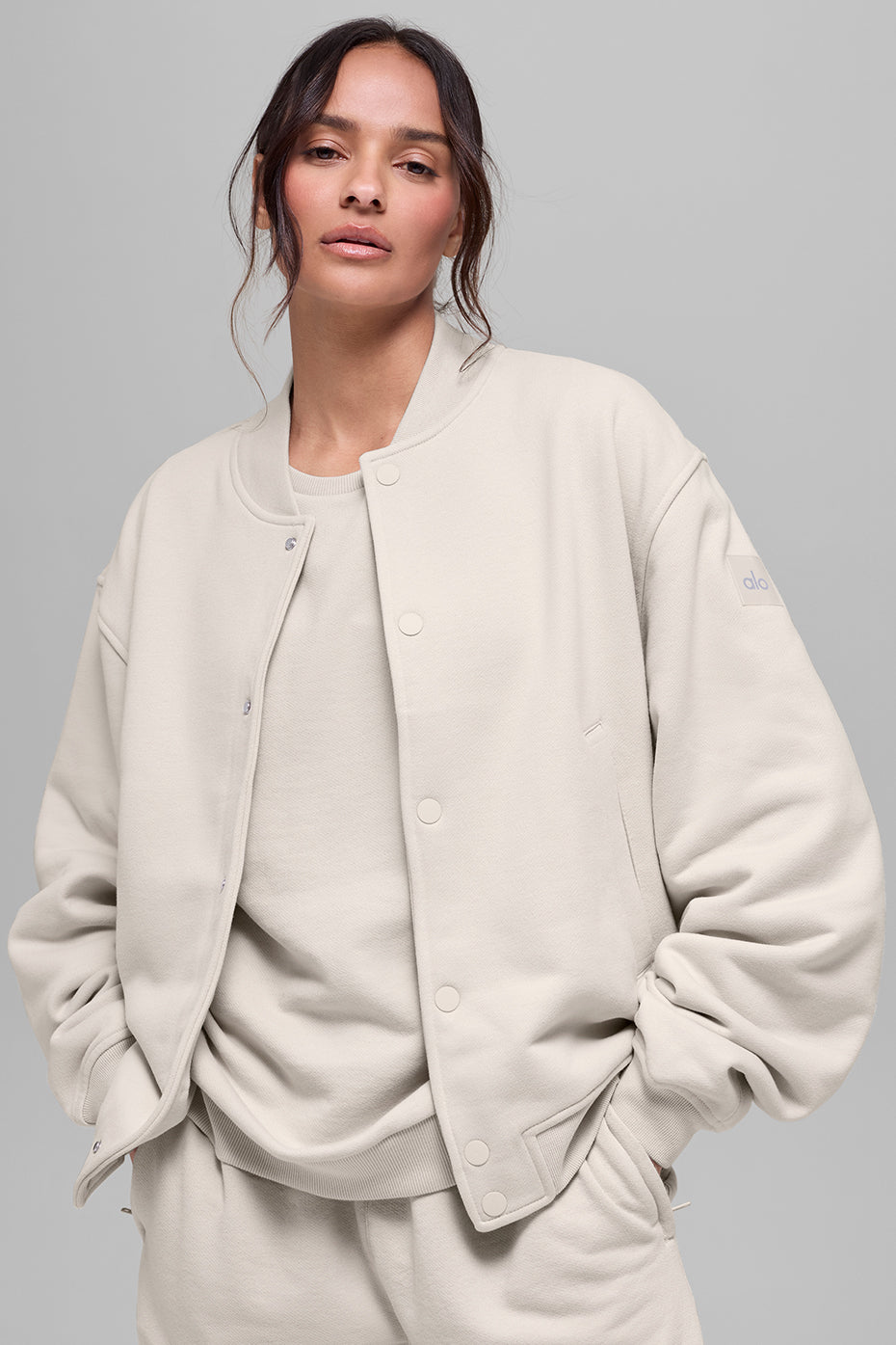 Veste Renown Varsity - Bone