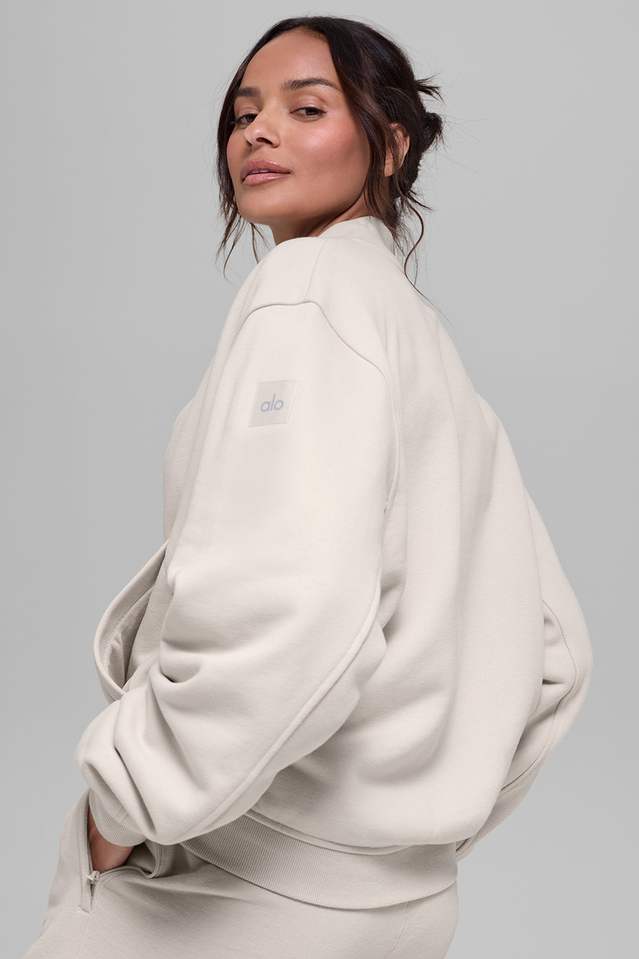 Veste Renown Varsity - Bone