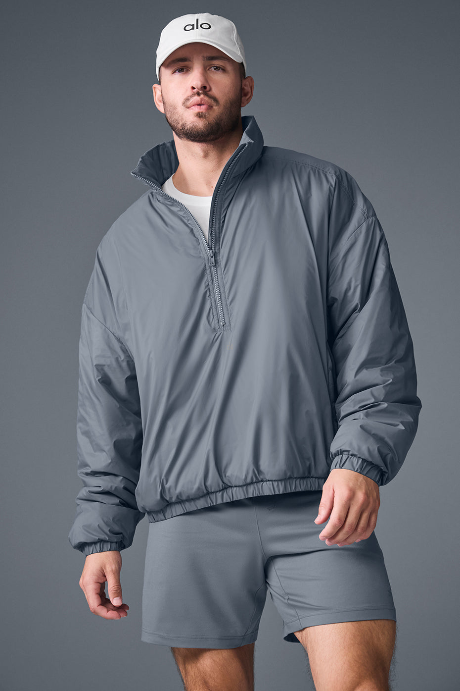 Veste pull zippée Latitude Light Weight 1/2 - Steel Grey