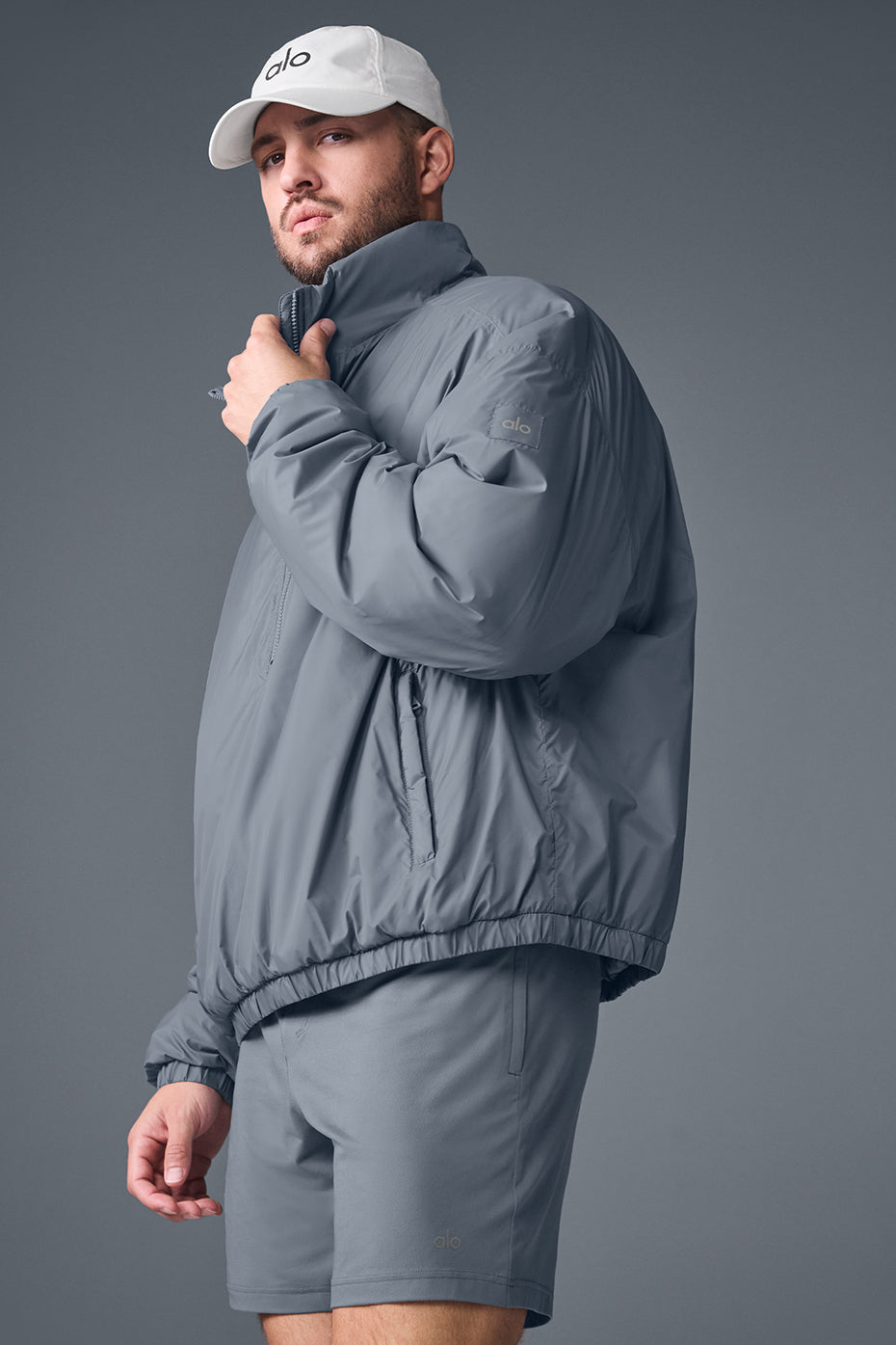 Veste pull zippée Latitude Light Weight 1/2 - Steel Grey