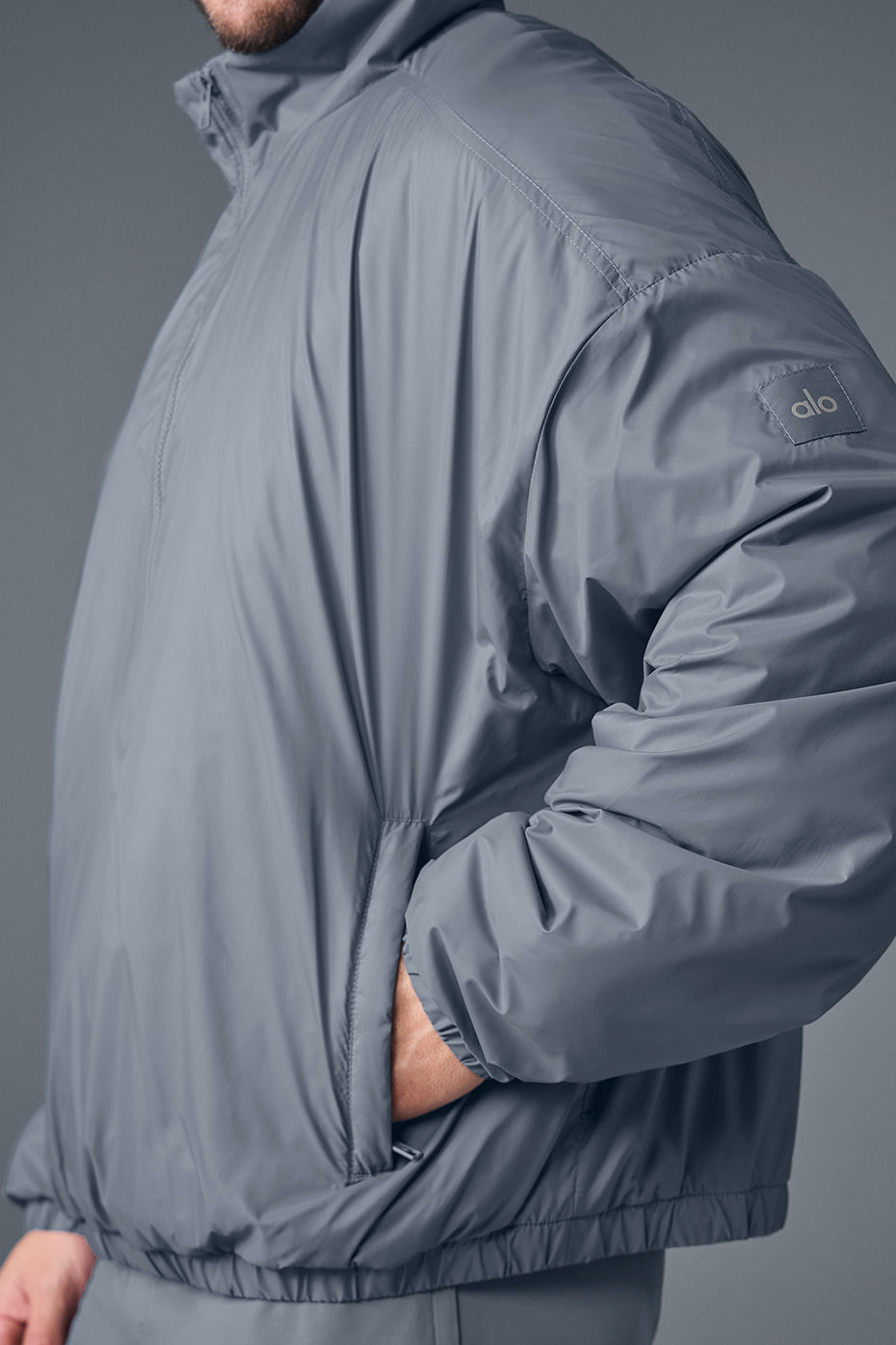 Veste pull zippée Latitude Light Weight 1/2 - Steel Grey