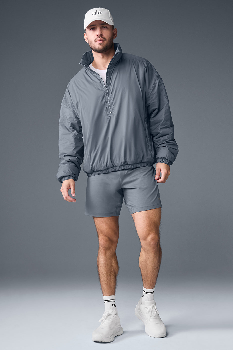 Veste pull zippée Latitude Light Weight 1/2 - Steel Grey