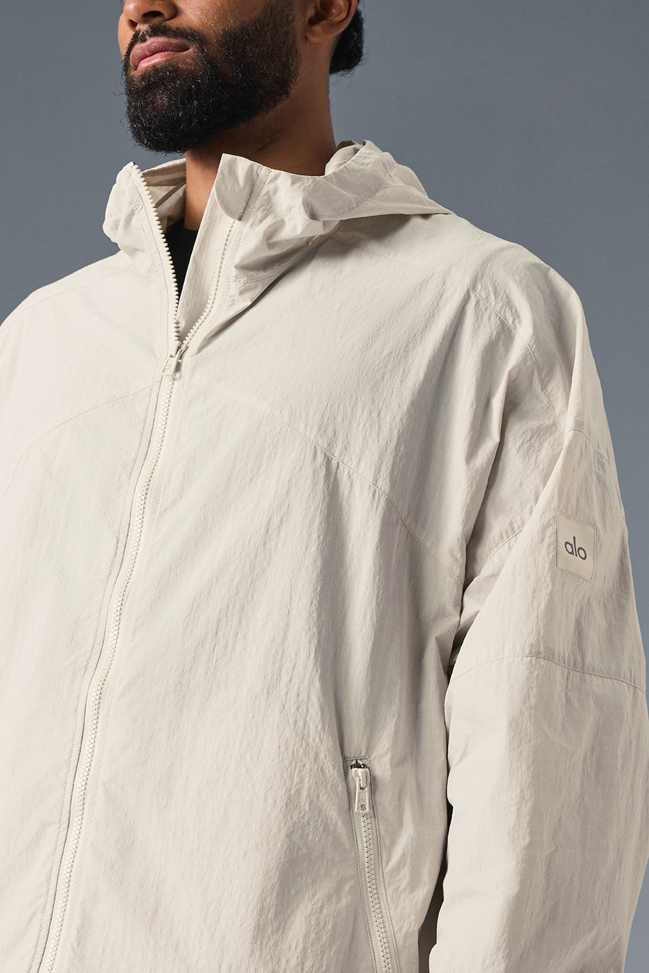 Veste De Survêtement En Nylon Ripstop Vantage - Bone
