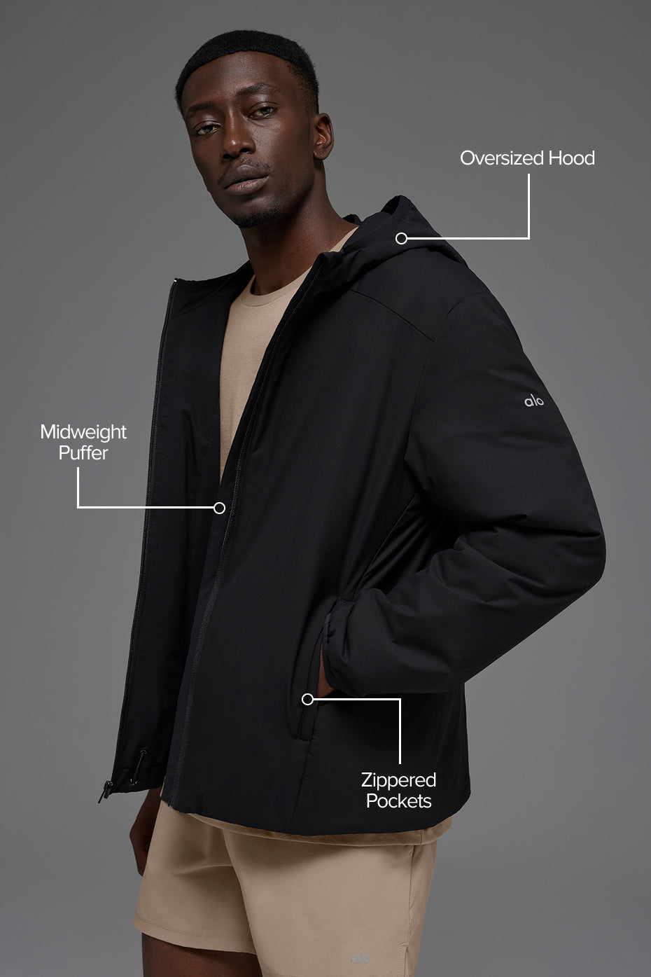 Veste Zippée Elemental - Noir