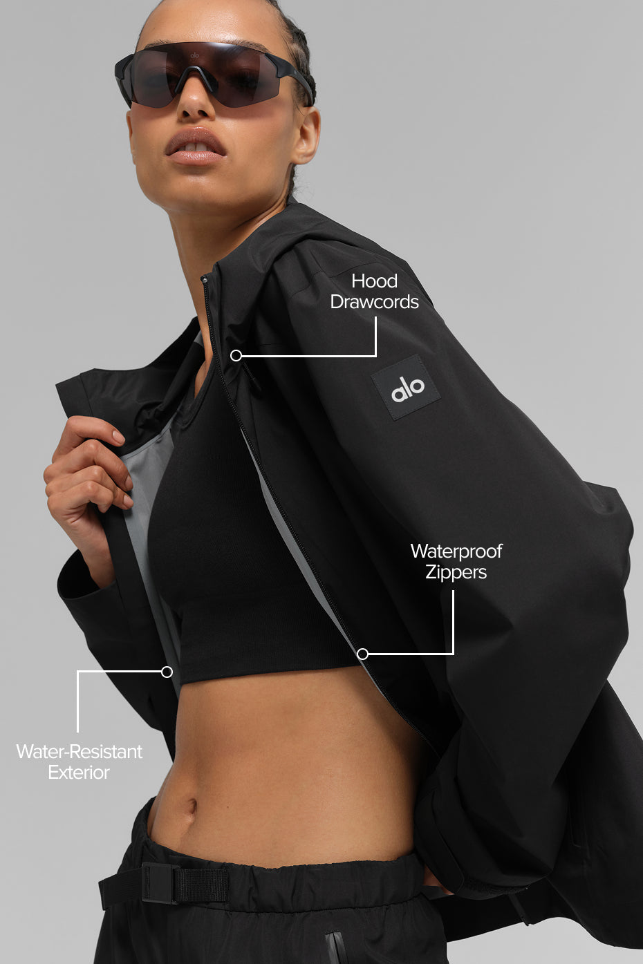 Veste Alpha Shell - Noir