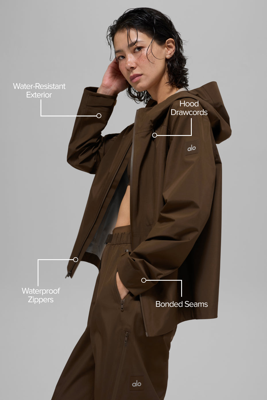 Veste Alpha Shell - Espresso