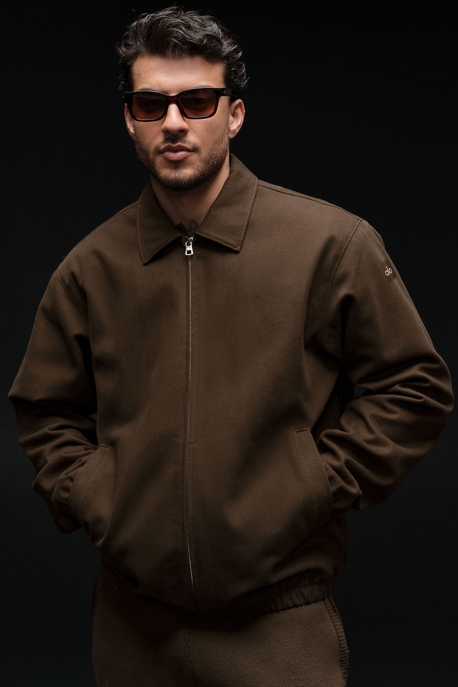 Veste En Toile De Coton Coaches - Espresso