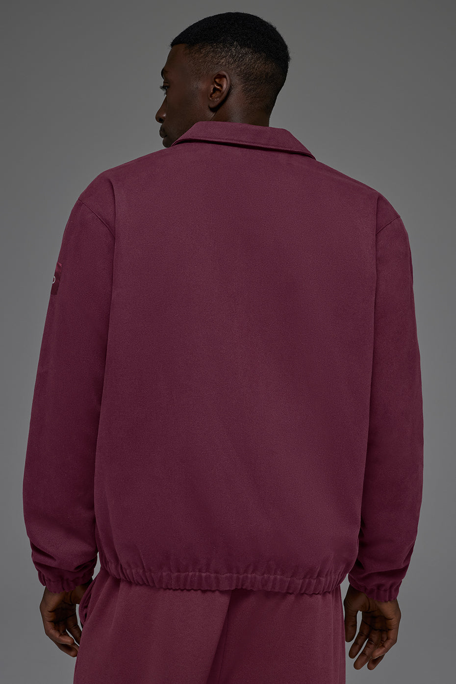 Veste En Toile De Coton Coaches - Burgundy