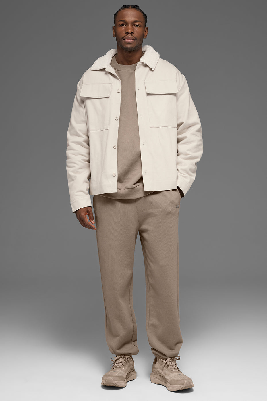 Veste-Chemise En Toile Utility - Bone