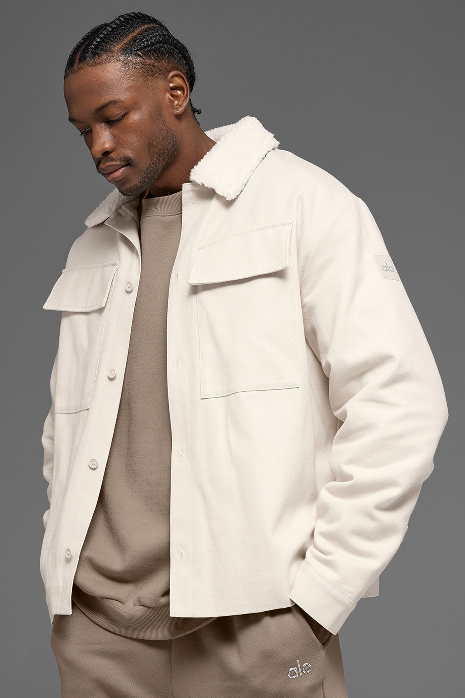 Veste-Chemise En Toile Utility - Bone