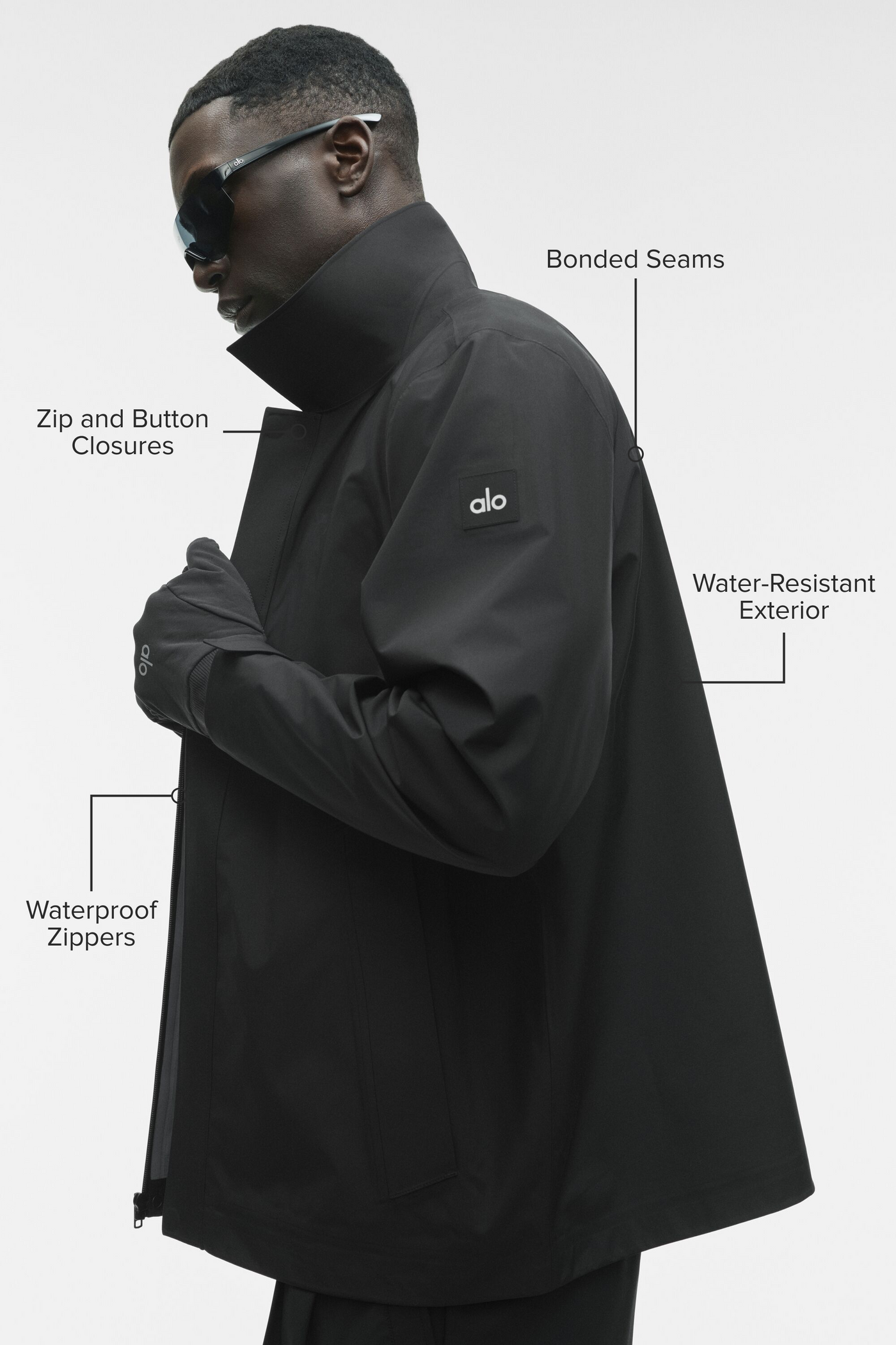 Surchemise Alpha Shell - Noire