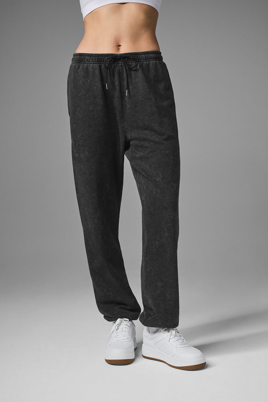 Pantalon De Survêtement Effet Délavé Chill Vintage - Black Wash