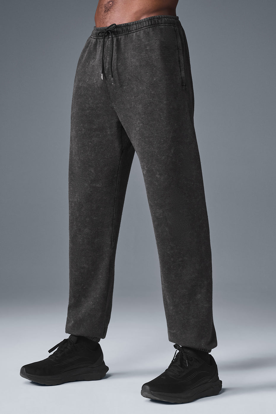 Pantalon De Survêtement Effet Délavé Chill Vintage - Black Wash