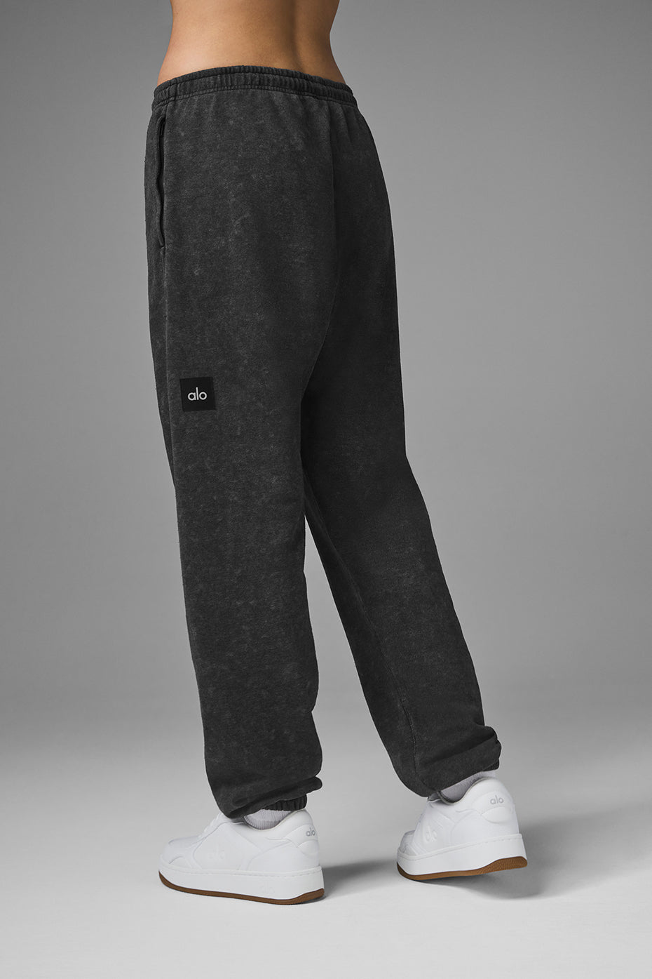 Pantalon De Survêtement Effet Délavé Chill Vintage - Black Wash
