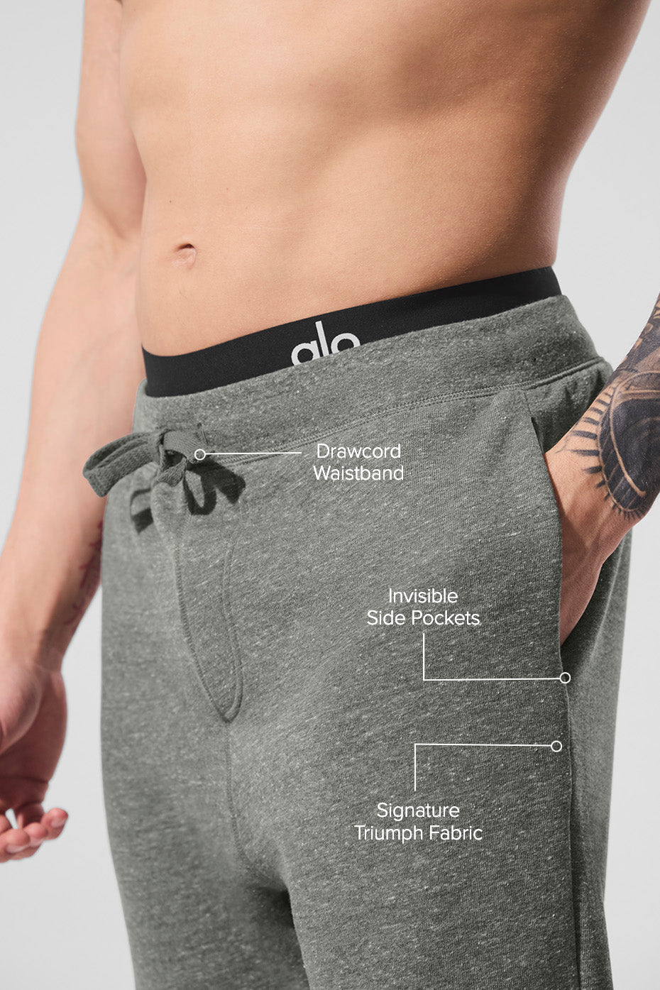 Le Pantalon De Survêtement Triumph - Grey Triblend