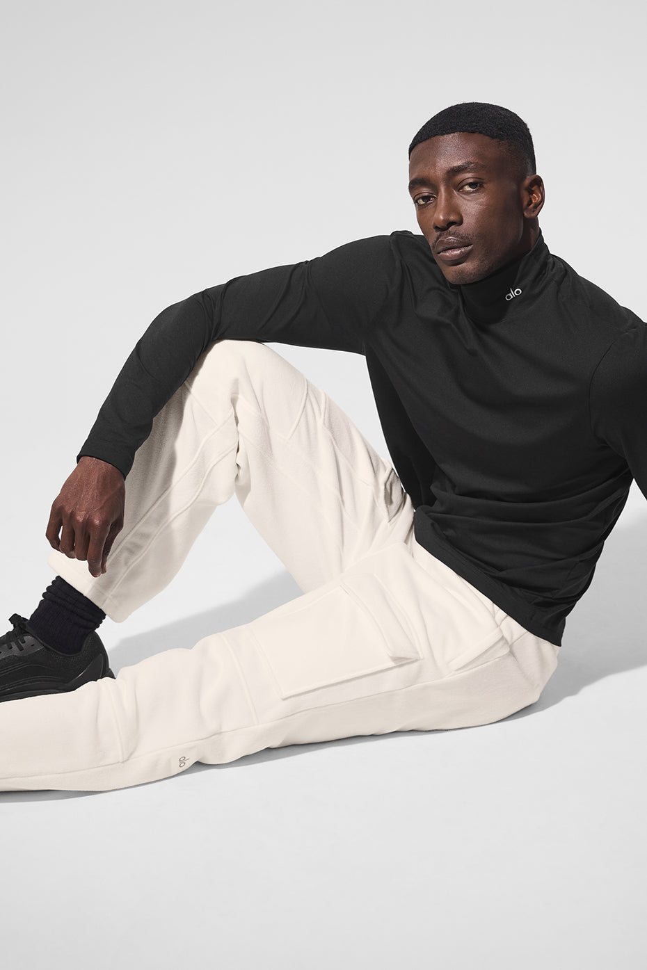 Pantalon Cargo En Polaire Ridge - Ivory